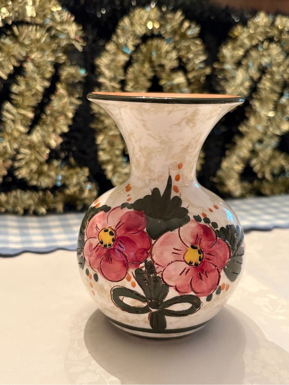 Hand Painted Bud Vase
